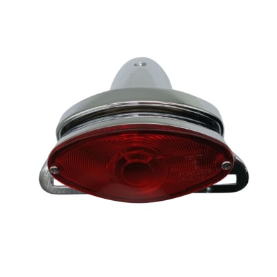 Piloto custom cromado homologado luz freno posición matrícula