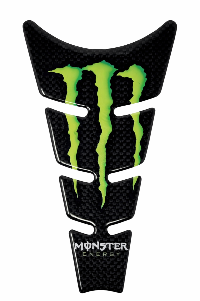Protector depósito Monster Energy efecto carbono