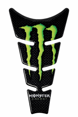 Protector depósito Monster Energy efecto carbono