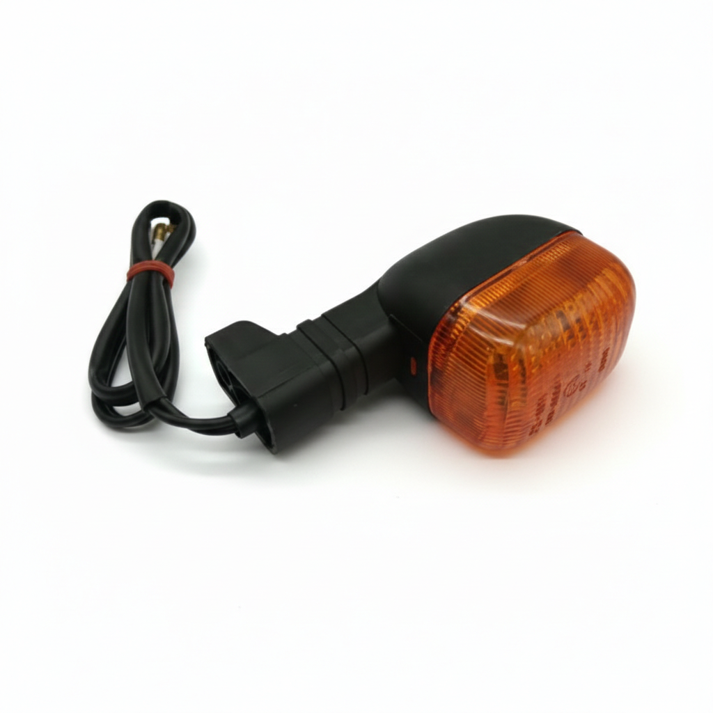 Piloto de intermitente homologado CE naranja para posición delantera izquierda o trasera derecha