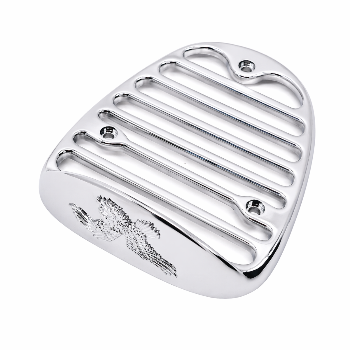 Rejilla piloto trasero con visera y grabado de águila para Yamaha XVS 650, XVS 1100 y XVZ 1300. Estilo custom único. Comprar online. 3