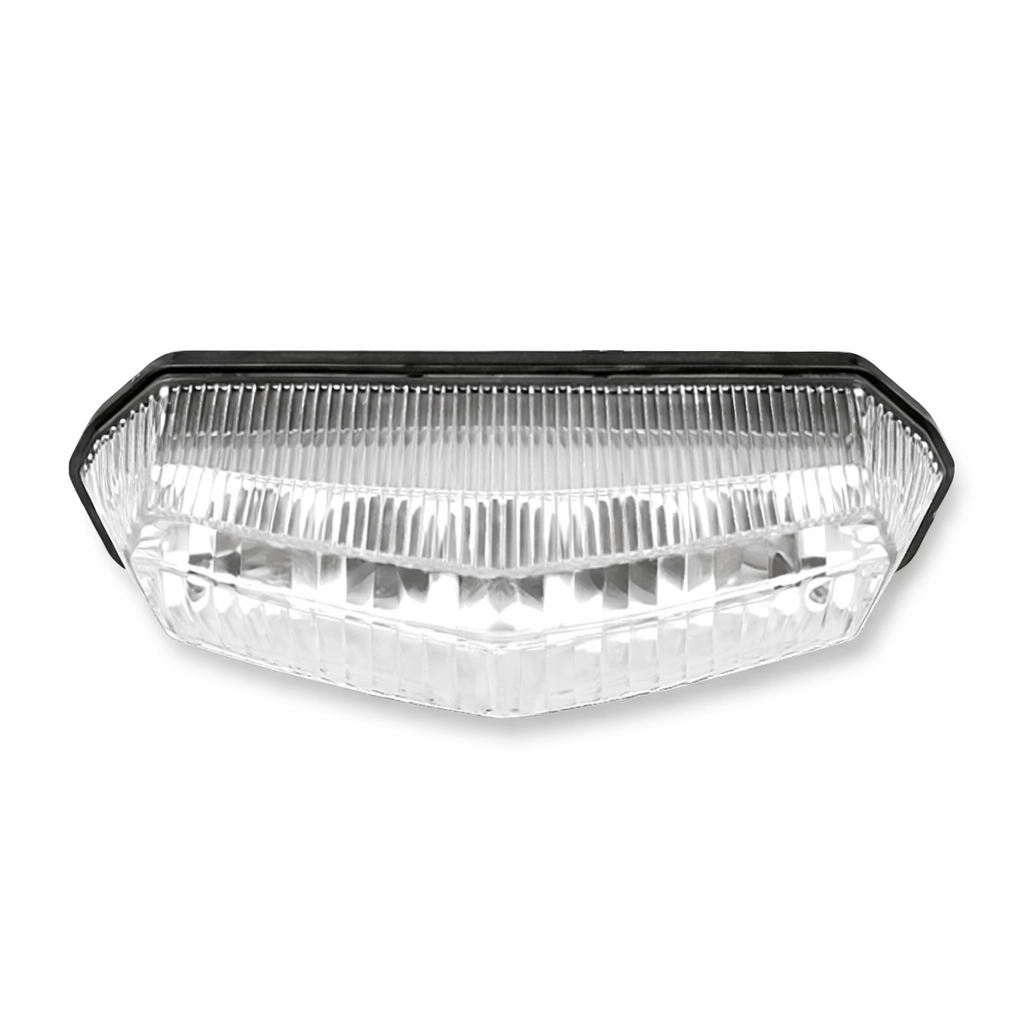 Piloto luz trasera LED transparente homologado CE para moto 2