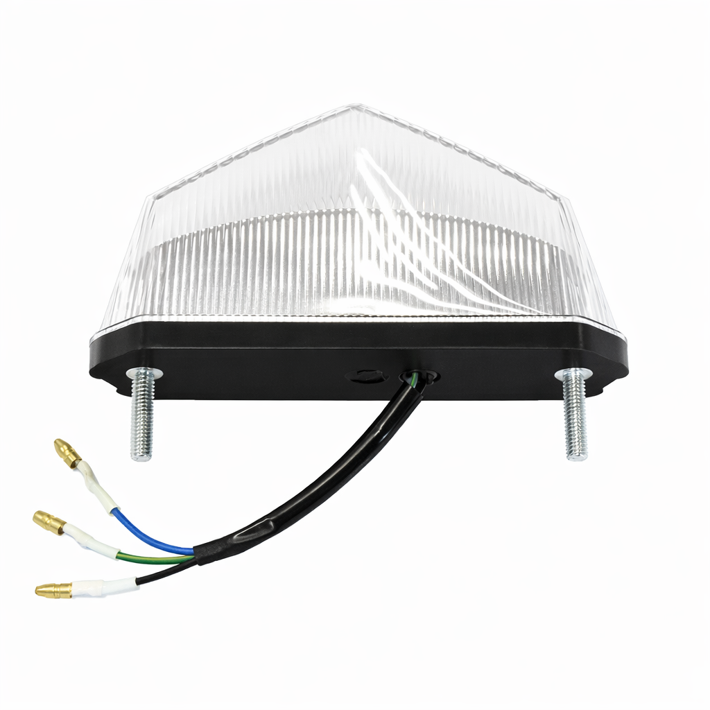 Piloto luz trasera LED transparente homologado CE para moto 1