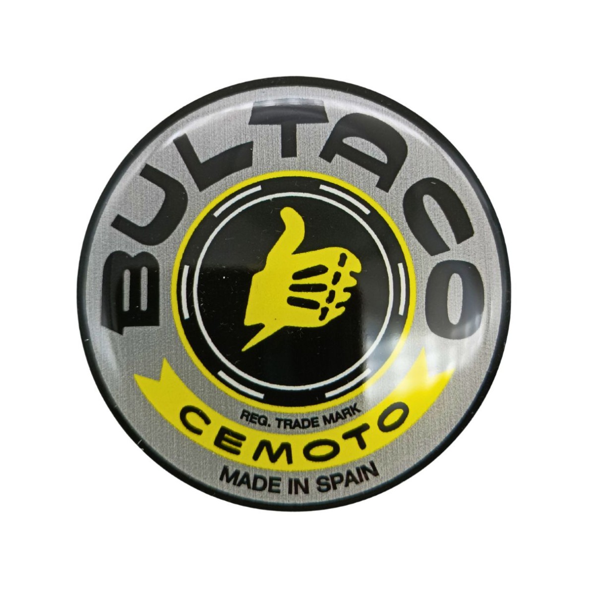 Anagrama depósito Bultaco Gris Resina Flexible