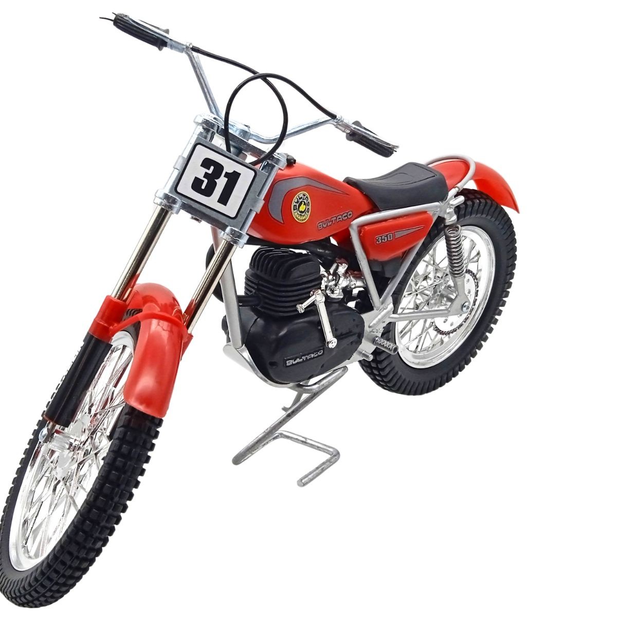 Bultaco Sherpa T199 Rojo Réplica escala 1:6