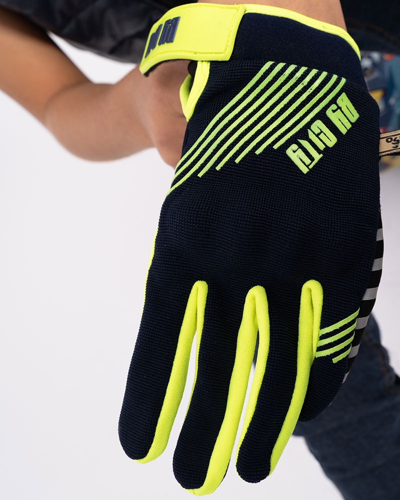 Guantes By City Niño KIDCYCLES Verano Azul/Fluor 3