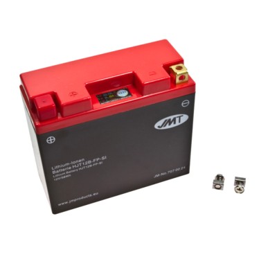 Batería de litio JMT HJT12B-FP 12V 5Ah para moto compatible YT12B-BS