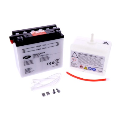 Batería JMT 12N5.5-4A 12V 5.5Ah con ácido incluido para moto