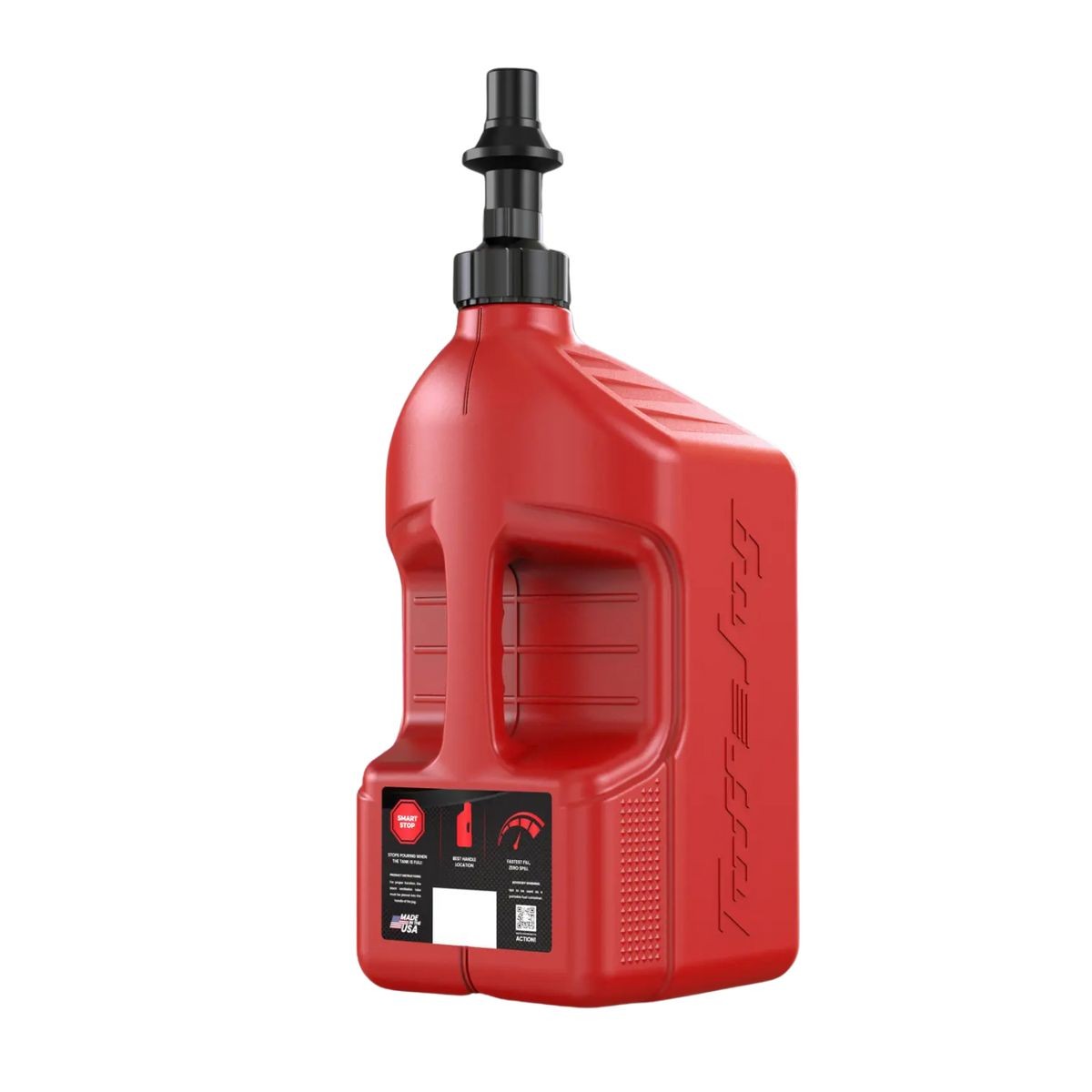 Depósito Tuff Jug 20L rojo para repostaje rápido con tapón RipperCap