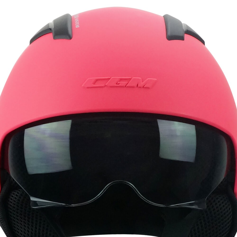 Casco CGM 111A SLOT MONO ROSA FLUOR MATE 2