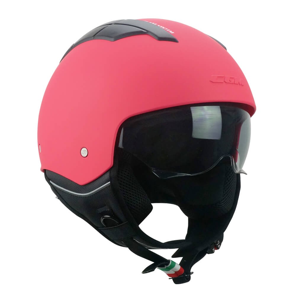 Casco CGM 111A SLOT MONO ROSA FLUOR MATE