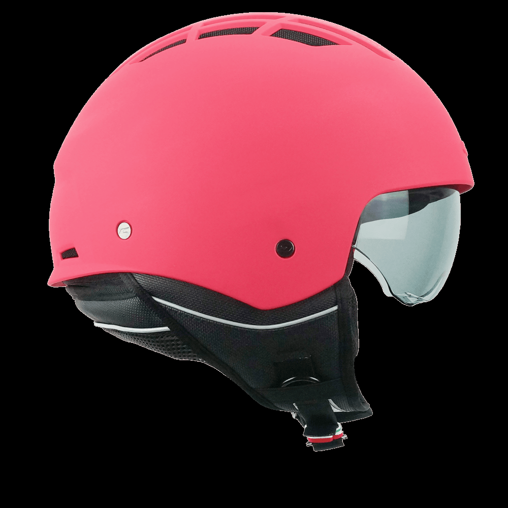 Casco CGM 111A SLOT MONO ROSA FLUOR MATE 1