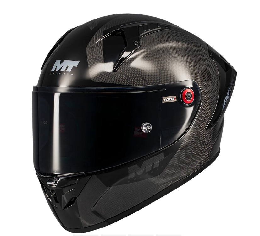 Vista lateral MT KRE+ S Pure A1 brillo fibra carbono