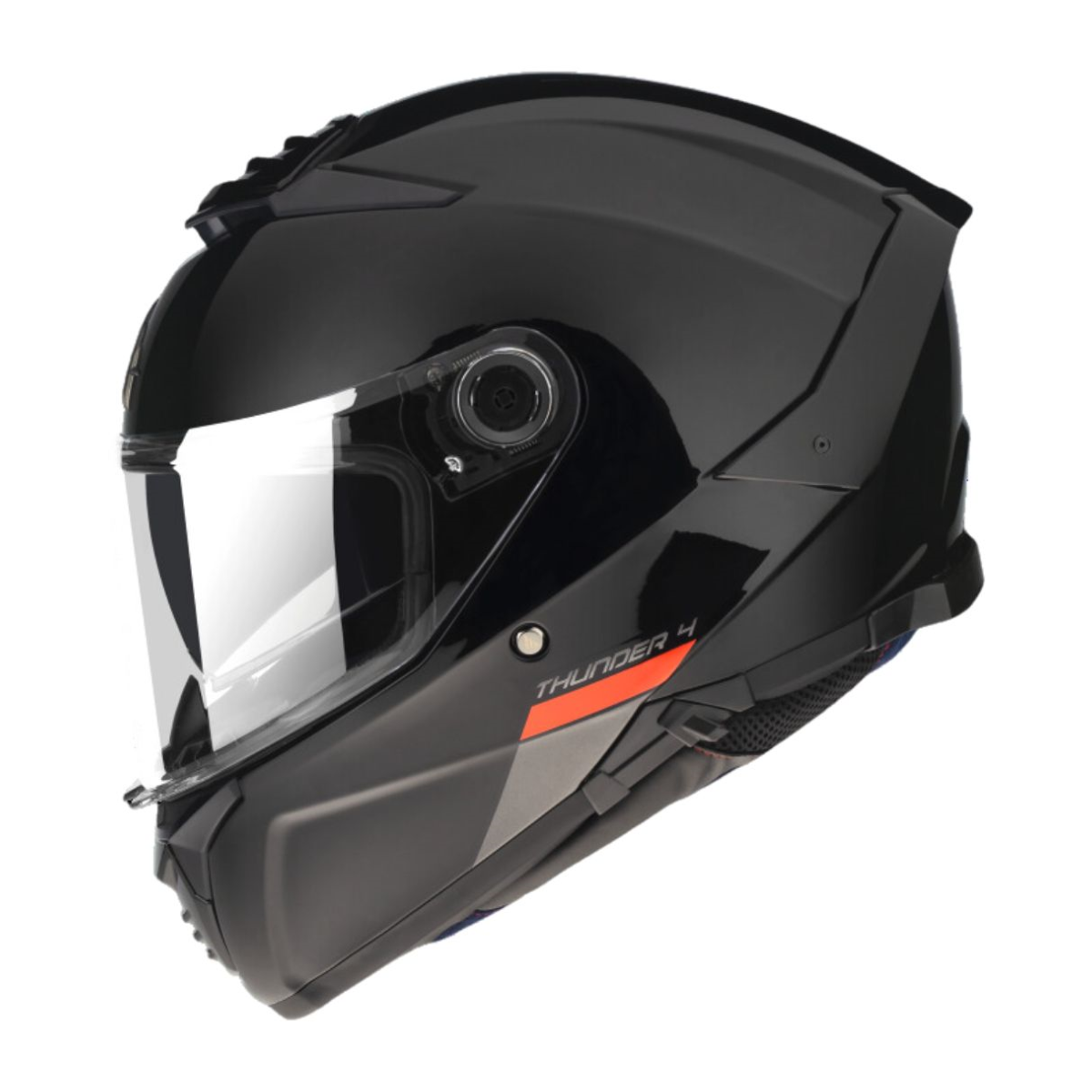 Casco Integral MT THUNDER 4 SV SOLID A1 NEGRO BRILLO