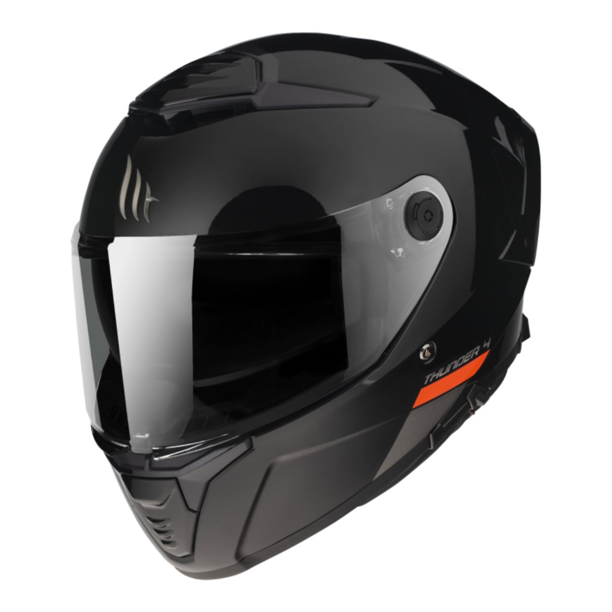 Casco Integral MT THUNDER 4 SV SOLID A1 NEGRO BRILLO