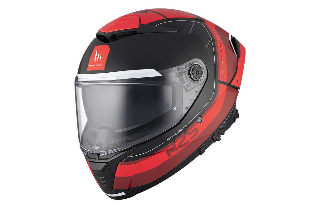 Casco Integral MT THUNDER 4 SV R25 B35 ROJO BRILLO