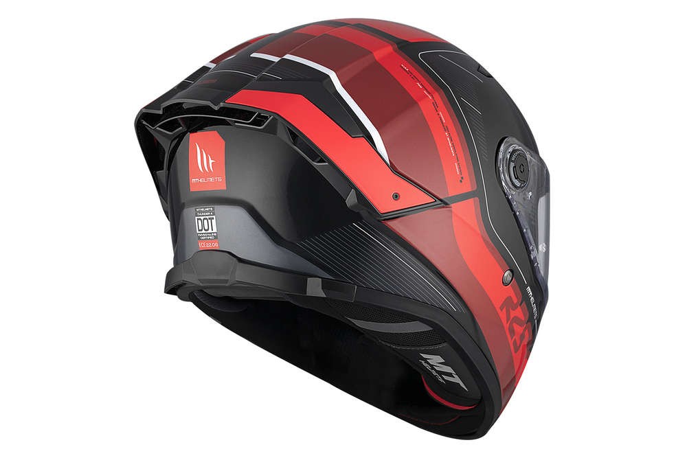 Casco Integral MT THUNDER 4 SV R25 B35 ROJO BRILLO