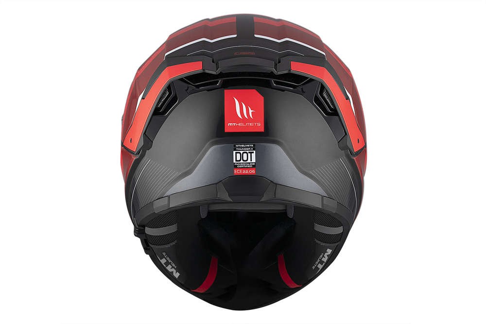 Casco Integral MT THUNDER 4 SV R25 B35 ROJO BRILLO