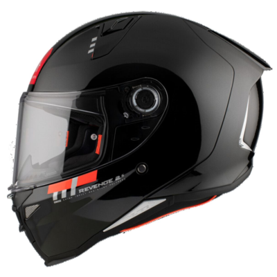 Casco Integral MT REVENGE 2 S SOLID A1 Negro Brillo