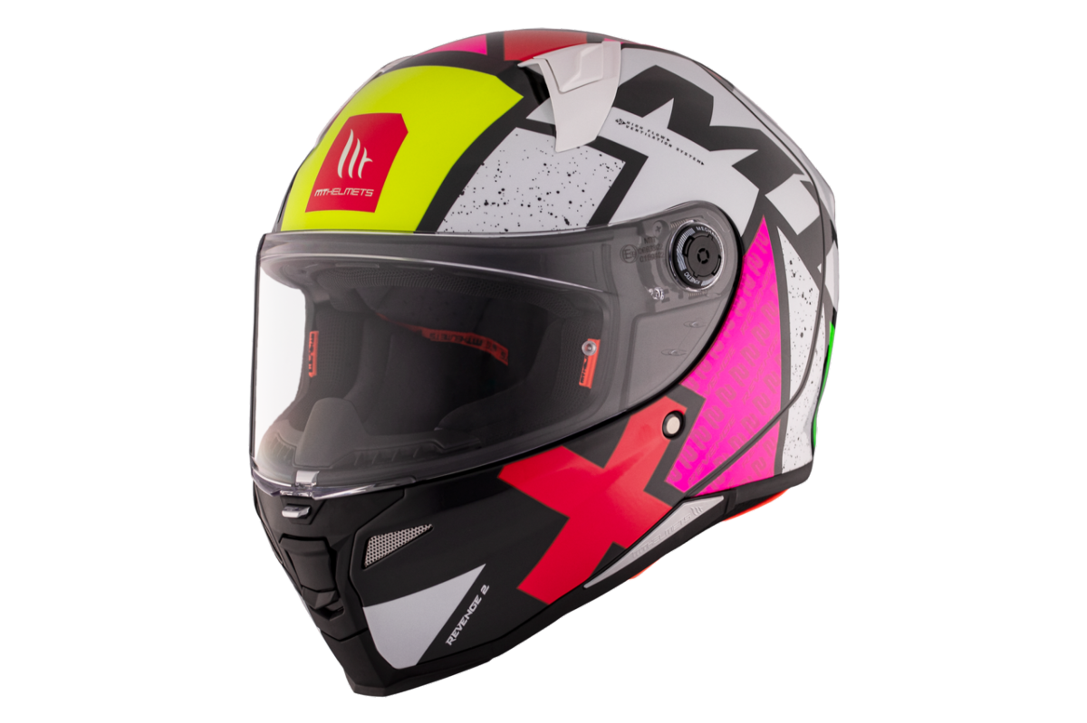 Casco Integral MT REVENGE 2 S LIGHT C0 Blanco Brillo 3