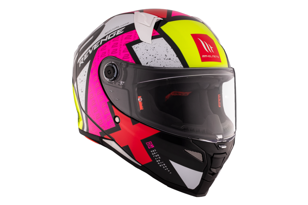 Casco Integral MT REVENGE 2 S LIGHT C0 Blanco Brillo 1