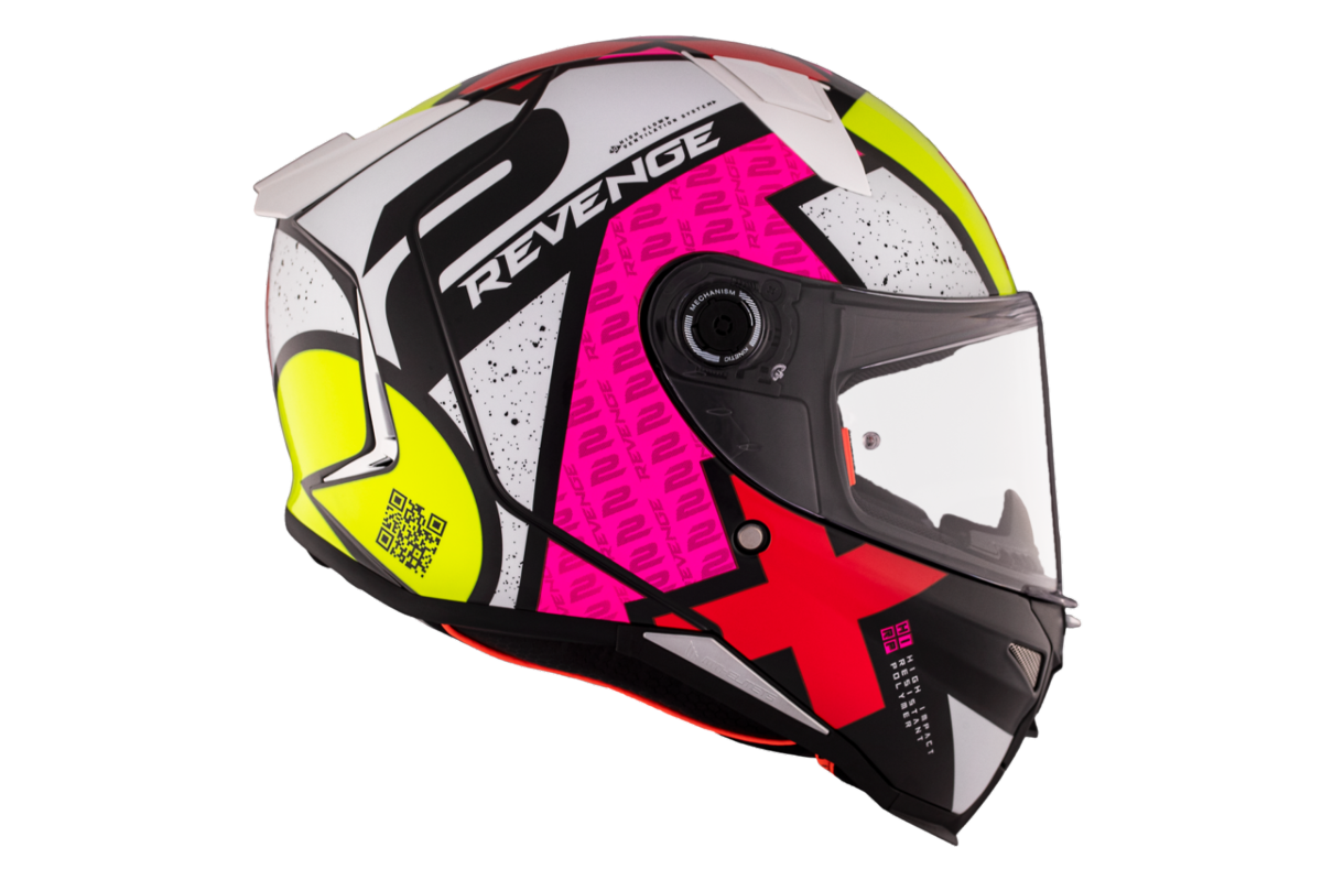 Casco Integral MT REVENGE 2 S LIGHT C0 Blanco Brillo 4
