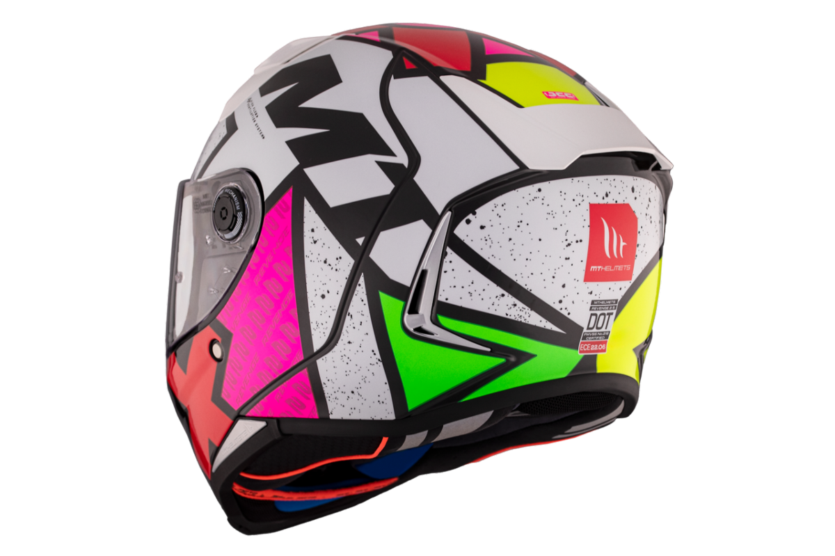 Casco Integral MT REVENGE 2 S LIGHT C0 Blanco Brillo 6