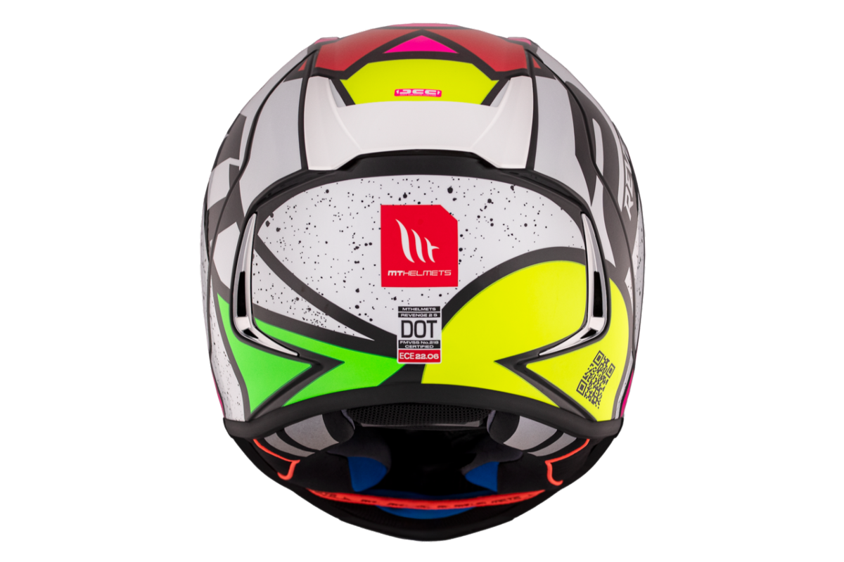 Casco Integral MT REVENGE 2 S LIGHT C0 Blanco Brillo 7