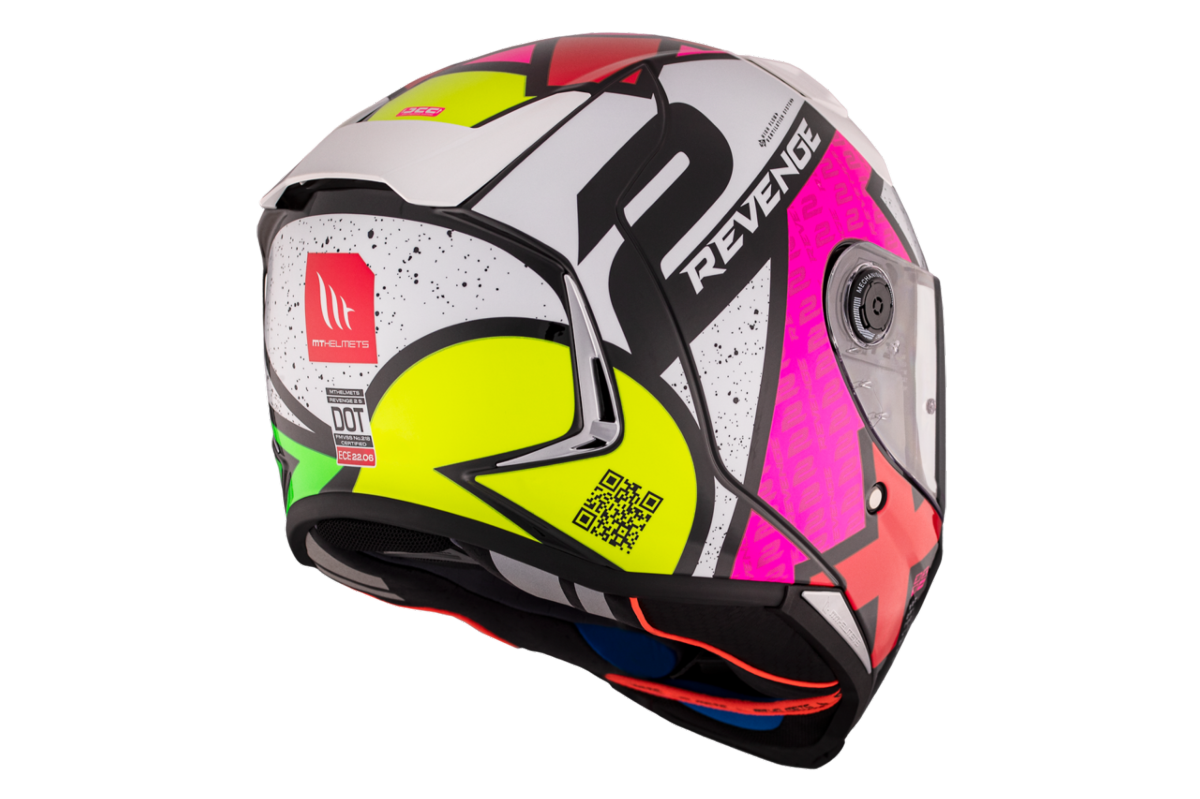 Casco Integral MT REVENGE 2 S LIGHT C0 Blanco Brillo 2