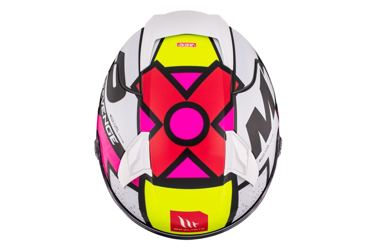 Casco Integral MT REVENGE 2 S LIGHT C0 Blanco Brillo 5