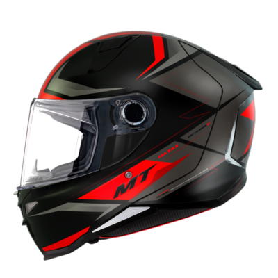 Casco Integral MT REVENGE 2 S HATAX B5 Negro/Rojo Mate ECE 22.06