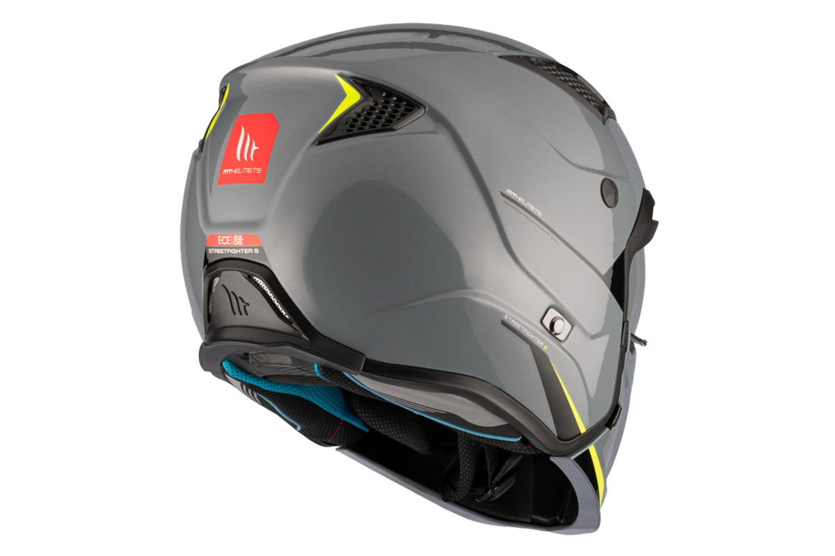 Casco Convertible MT STREETFIGHTER SV S SOLID A22 Gris Brillo