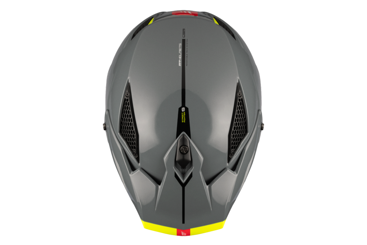 Casco Convertible MT STREETFIGHTER SV S SOLID A22 Gris Brill