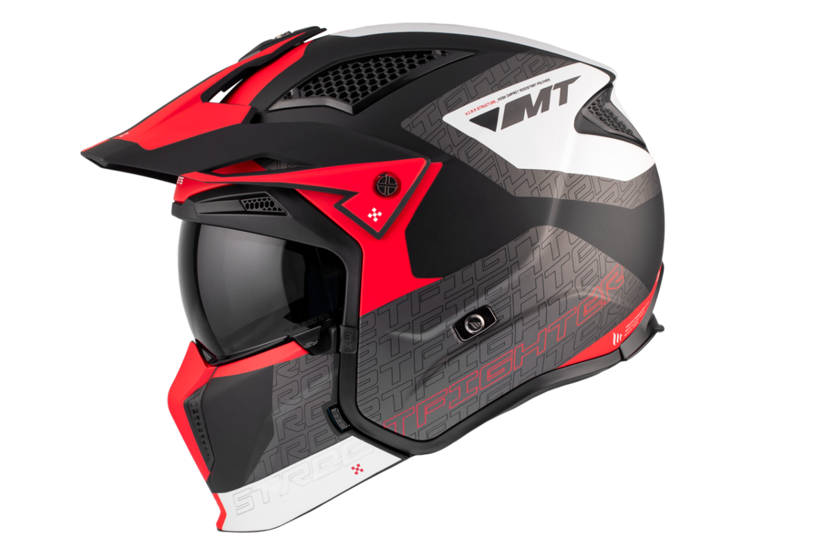 Casco Convertible MT STREETFIGHTER SV S TOTEM B15 Mate