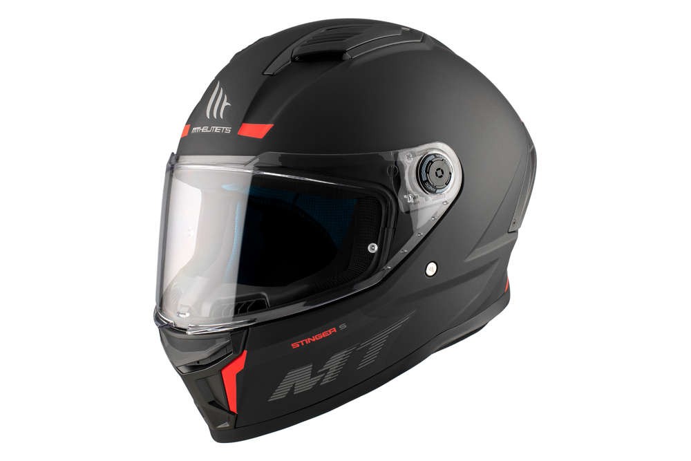 Casco Integral MT FF126 STINGER 2 SOLID A1 Negro Mate