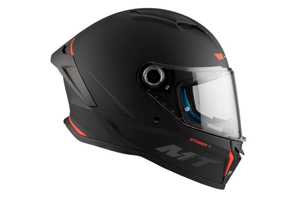 Casco Integral MT FF126 STINGER 2 SOLID A1 Negro Mate