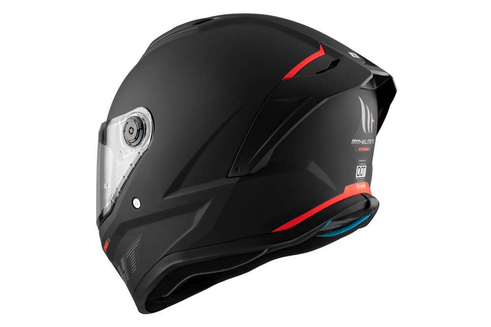 Casco Integral MT FF126 STINGER 2 SOLID A1 Negro Mate