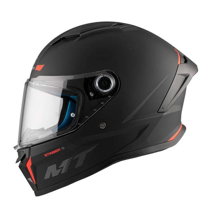 Casco Integral MT FF126 STINGER 2 SOLID A1 Negro Mate