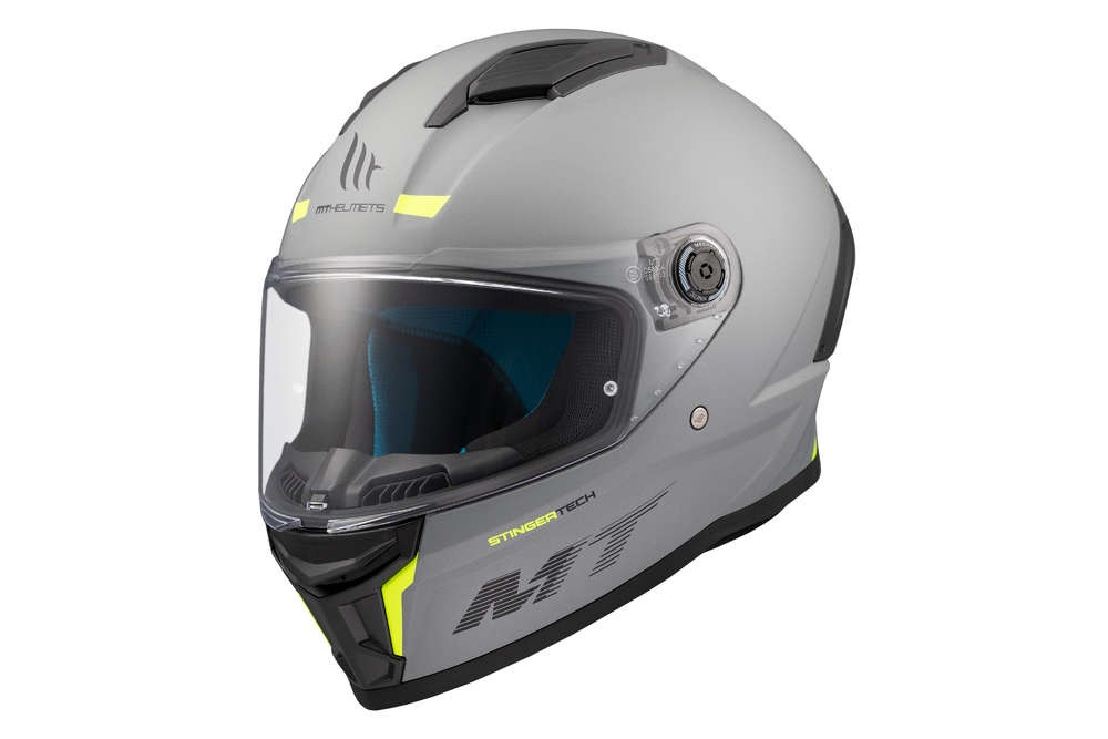 Casco Integral MT FF126 STINGER 2 SOLID A12 Gris Mate