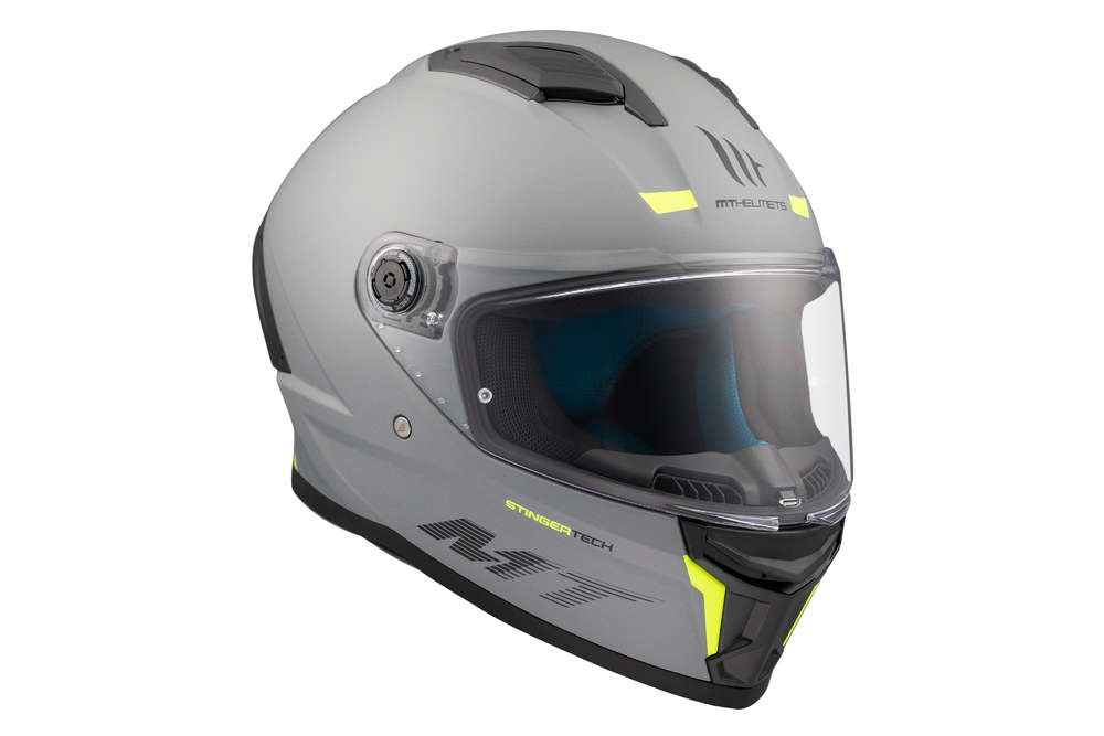 Casco Integral MT FF126 STINGER 2 SOLID A12 Gris Mate