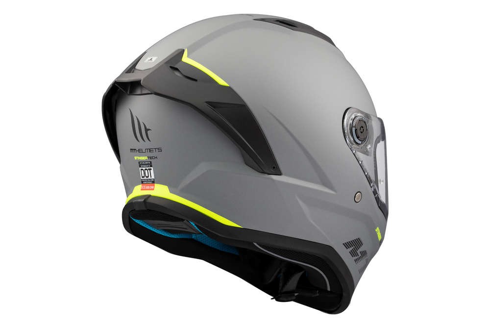 Casco Integral MT FF126 STINGER 2 SOLID A12 Gris Mate