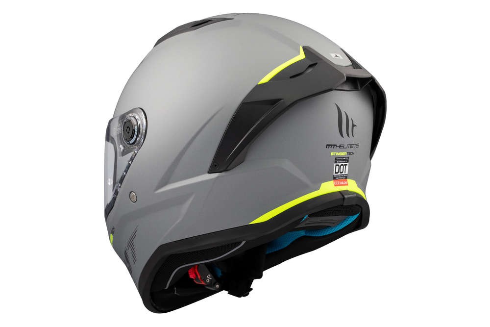 Casco Integral MT FF126 STINGER 2 SOLID A12 Gris Mate