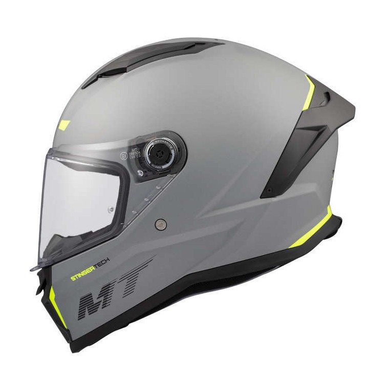 Casco Integral MT FF126 STINGER 2 SOLID A12 Gris Mate