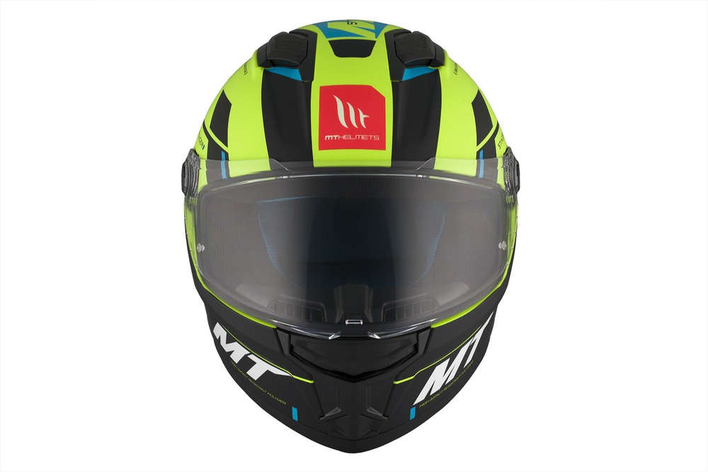 Casco Integral MT FF126 STINGER 2 ZIVZE C3 Fluor Mate