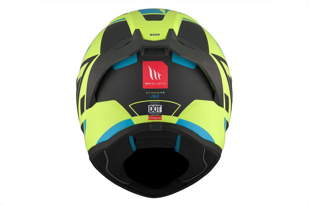 Casco Integral MT FF126 STINGER 2 ZIVZE C3 Fluor Mate