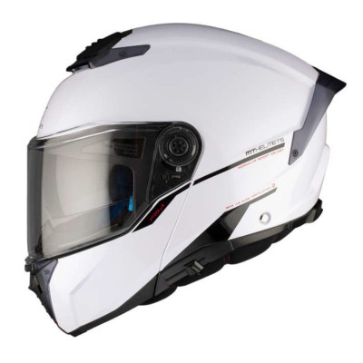 Casco Modular MT ATOM 2 SV SOLID A0 BLANCO BRILLO