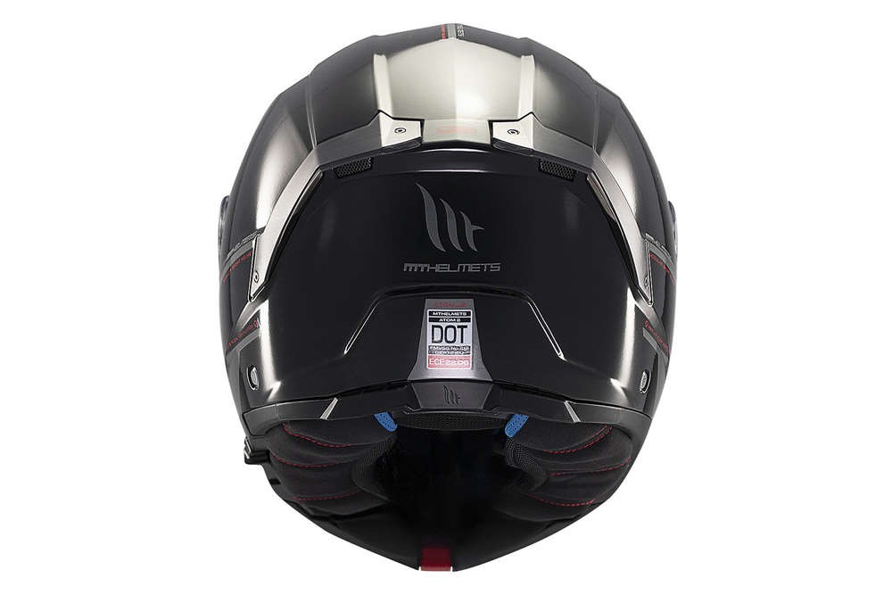 Casco Modular MT ATOM 2 SV SOLID A1 NEGRO BRILLO 5