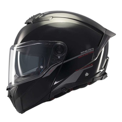 Casco Modular MT ATOM 2 SV SOLID A1 NEGRO BRILLO