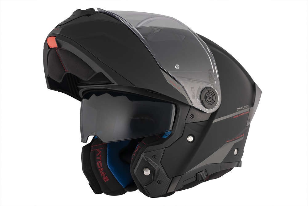 Casco Modular MT ATOM 2 SV SOLID A1 NEGRO MATE