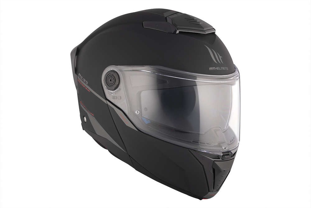 Casco Modular MT ATOM 2 SV SOLID A1 NEGRO MATE